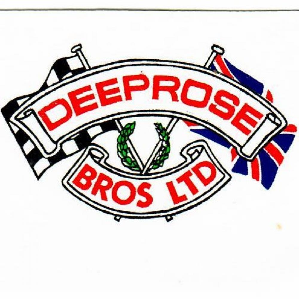 Motorcycle, waterslide transfer, dealer decals, Deeprose Bros Ltd.