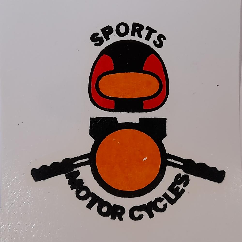 Motorcycle, waterslide transfer, dealer decals, Sports Motorcycles, Manchester 